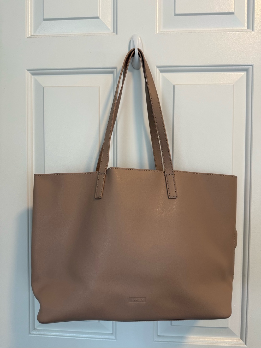Away Latitude Taupe Leather Tote Bag